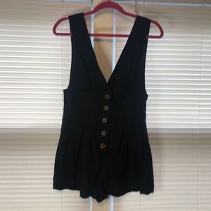 contemporary thick strap romper - forever 21